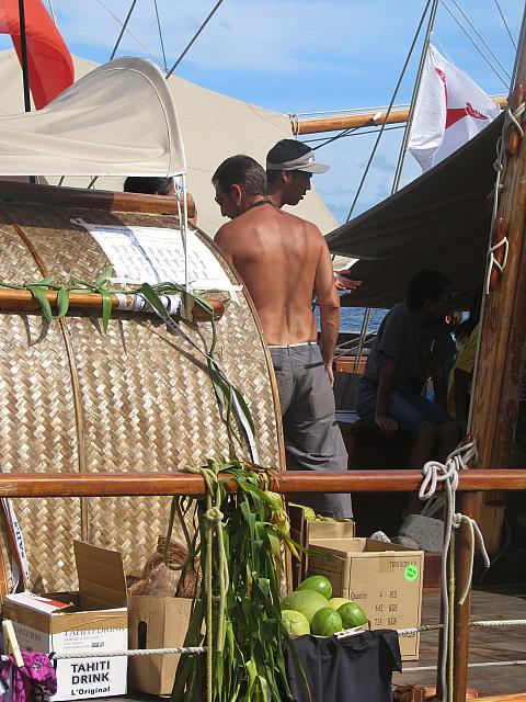 Kiwi Duncan and a member of his crew