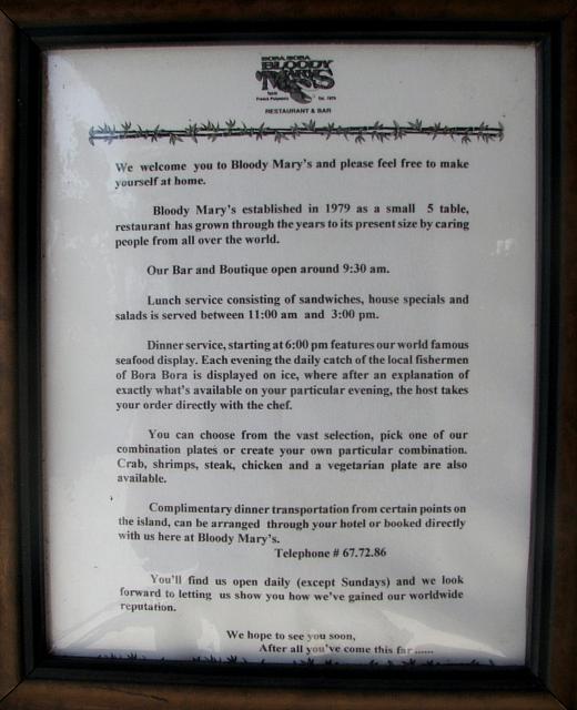 Bloody Mary's history