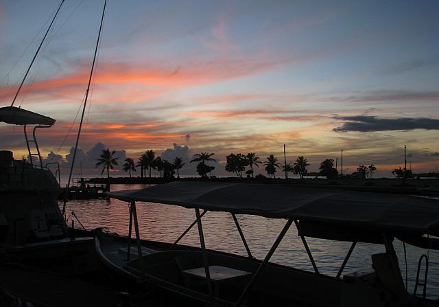 Sunset in Vaitape