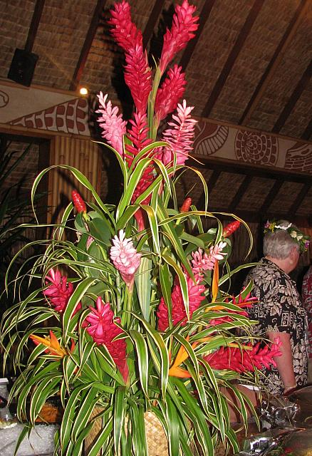 Ginger flower arrangement