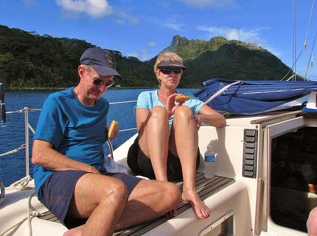John & Sharon aboard the Eden Martin