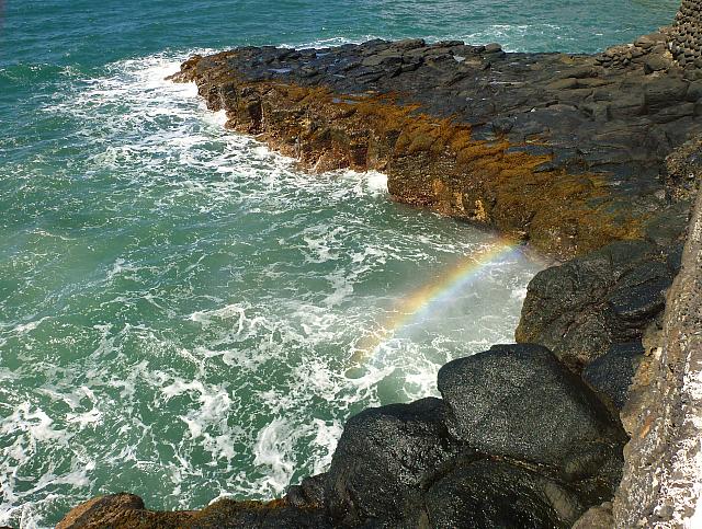 Rainbow in mist