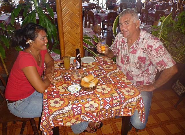Carl (our driver/guide) and Dolores (his lady)