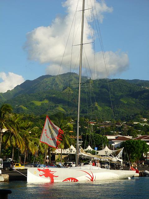 Boat in Papeete Harbor
