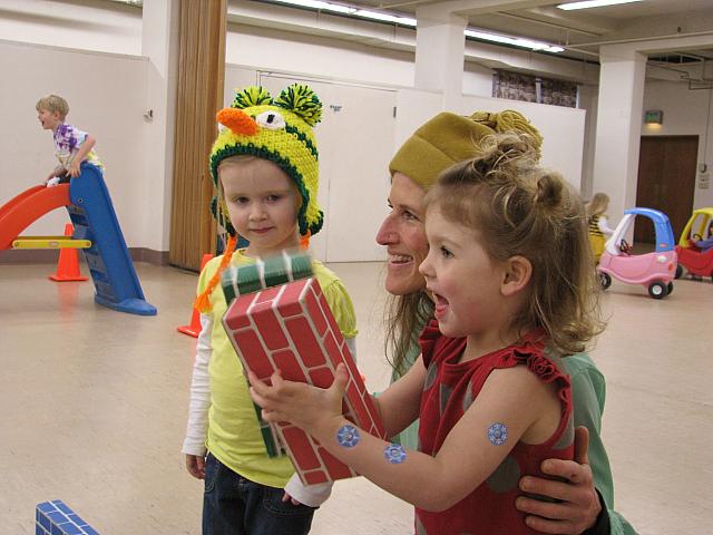 'Crazy Day' (April Fool's Day) at preschool