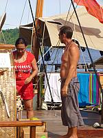 Duncan and a member of his crew