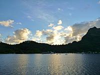 Dawn over Vaitape, Bora Bora