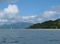 Taha'a (foreground) and Raiatea (background)