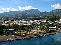 Papeete from Deck 11 on Oceania Regatta